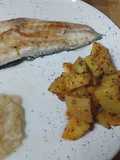 🐟 Lubina a la plancha con compota de pera 🍐