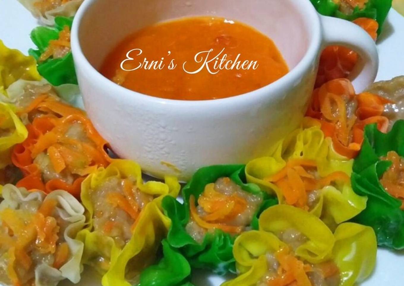 Dimsum Pelangi (Olahan Bahan Praktis)