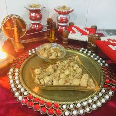 A picture of Traditional Punjabi Panjiri.