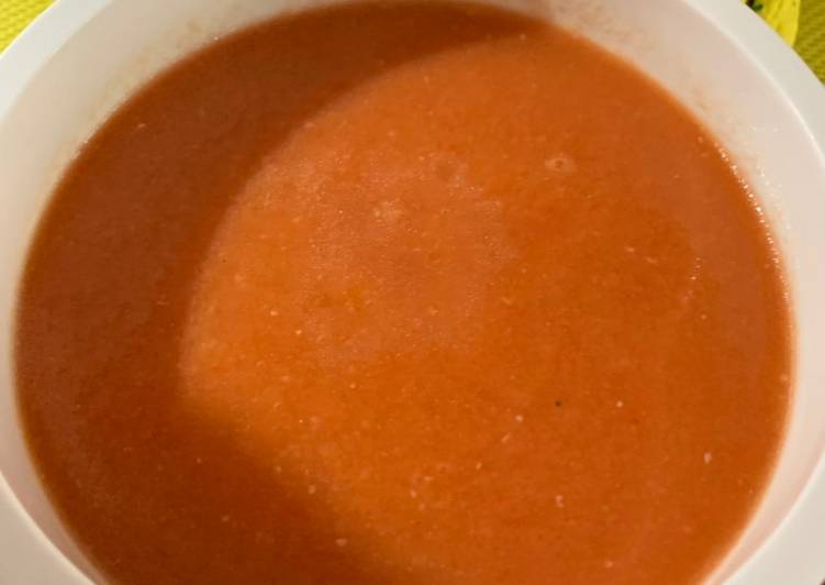Gazpacho el primero en Thermomix