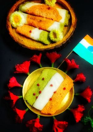 ট্রাই কালার দোসা (Tri colour dosa recipe in Bengali) রেসিপির প্রধান ছবি