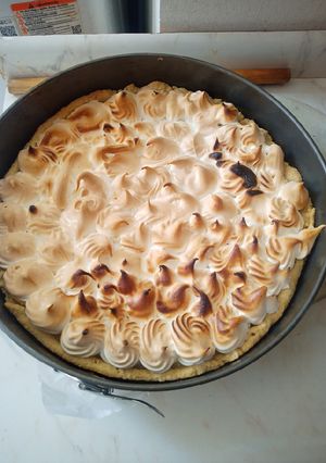 Una foto de Pie de limón (masa de galleta)