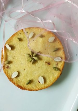 A picture of Chhena poda.