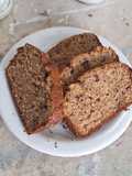 Budín de banana integral
