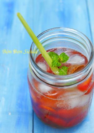 Hình của món Cà chua bi ngâm Xí muội.