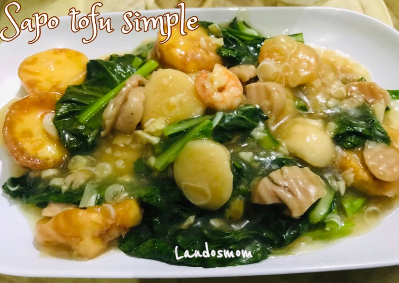 Sapo tahu simple