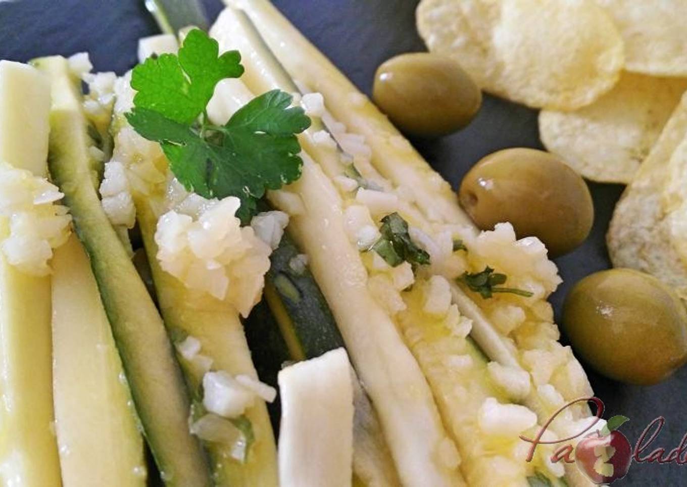 Calabacines en vinagre (al estilo boquerones)