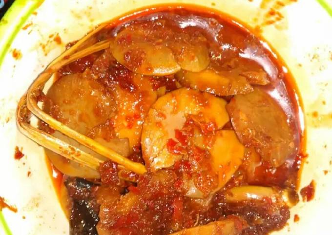 Sambal tanak jariang (jengkol)