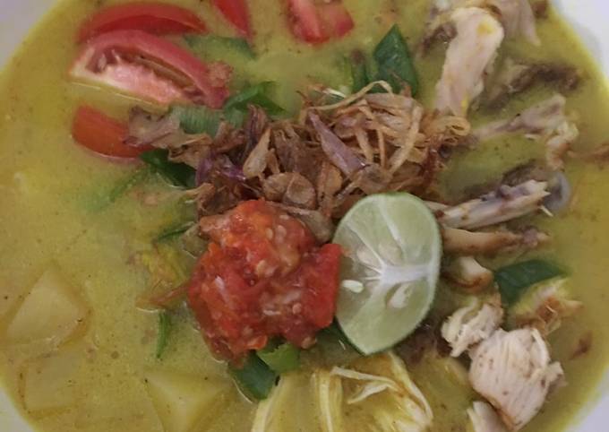 Soto ayam santen