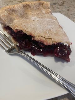 A picture of Homemade Cherry pie filling.
