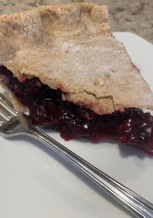 A picture of Homemade Cherry pie filling.
