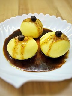 Hình của món Bánh mochi khoai tây phô mai Hokkaido (phiên bản ngọt).