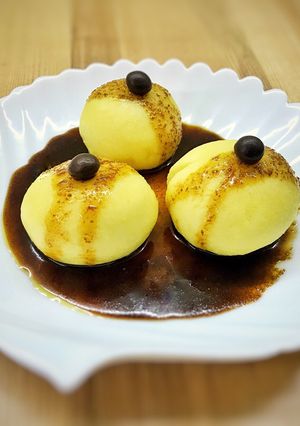 Hình của món Bánh mochi khoai tây phô mai Hokkaido (phiên bản ngọt).