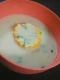 Shahi chicken and sweetcorn soup