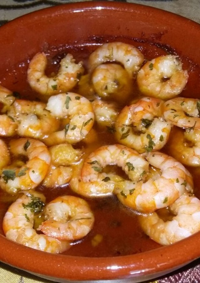 Una foto de Gambas al pilpil