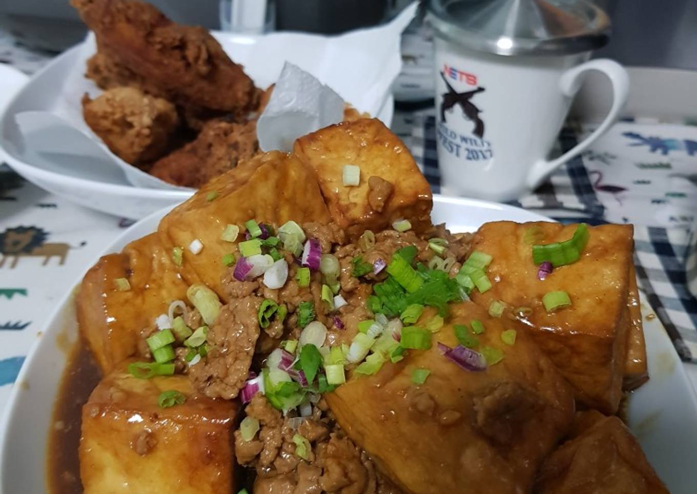 Taukwa daging cincang