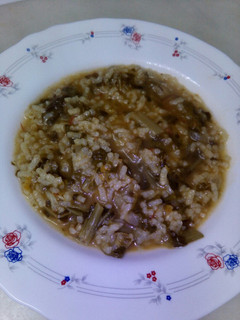 Una foto de Arroz con acelgas