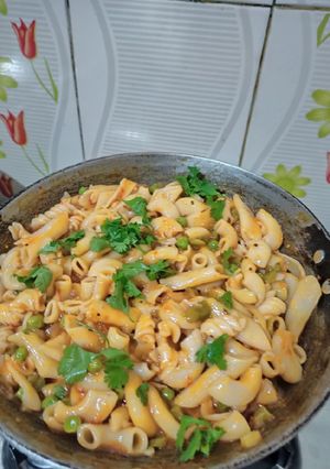मसाला पास्ता(masala pasta recipe in hindi) रेसिपी मुख्य फोटो