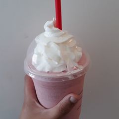 A picture of Strawberry frappuccino.