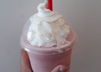 Easiest Way to Recipe Perfect Strawberry frappuccino