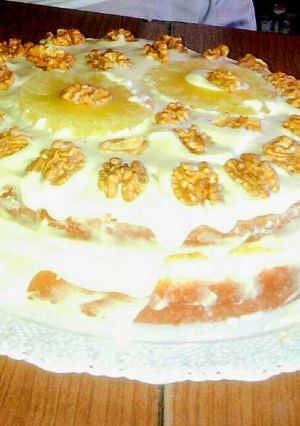 Una foto de Torta húmeda con nueces