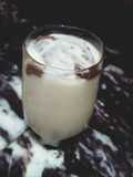 Mango ice cream shake