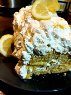 Φωτογραφία της συνταγής Ρολό κέικ λεμόνι 🍋