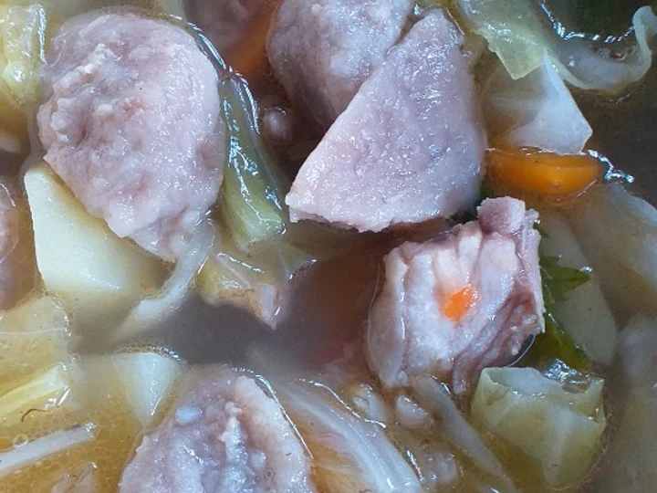 Cara Gampang Membuat Resep Sup Bakso Ayam yang Enak Banget Anti Ribet, Uenak Banget