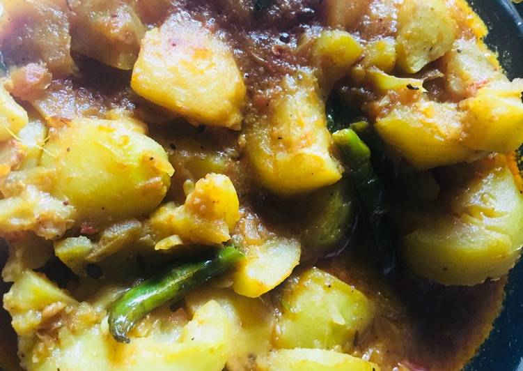 Quick Tips Tinda and Potatoes curry