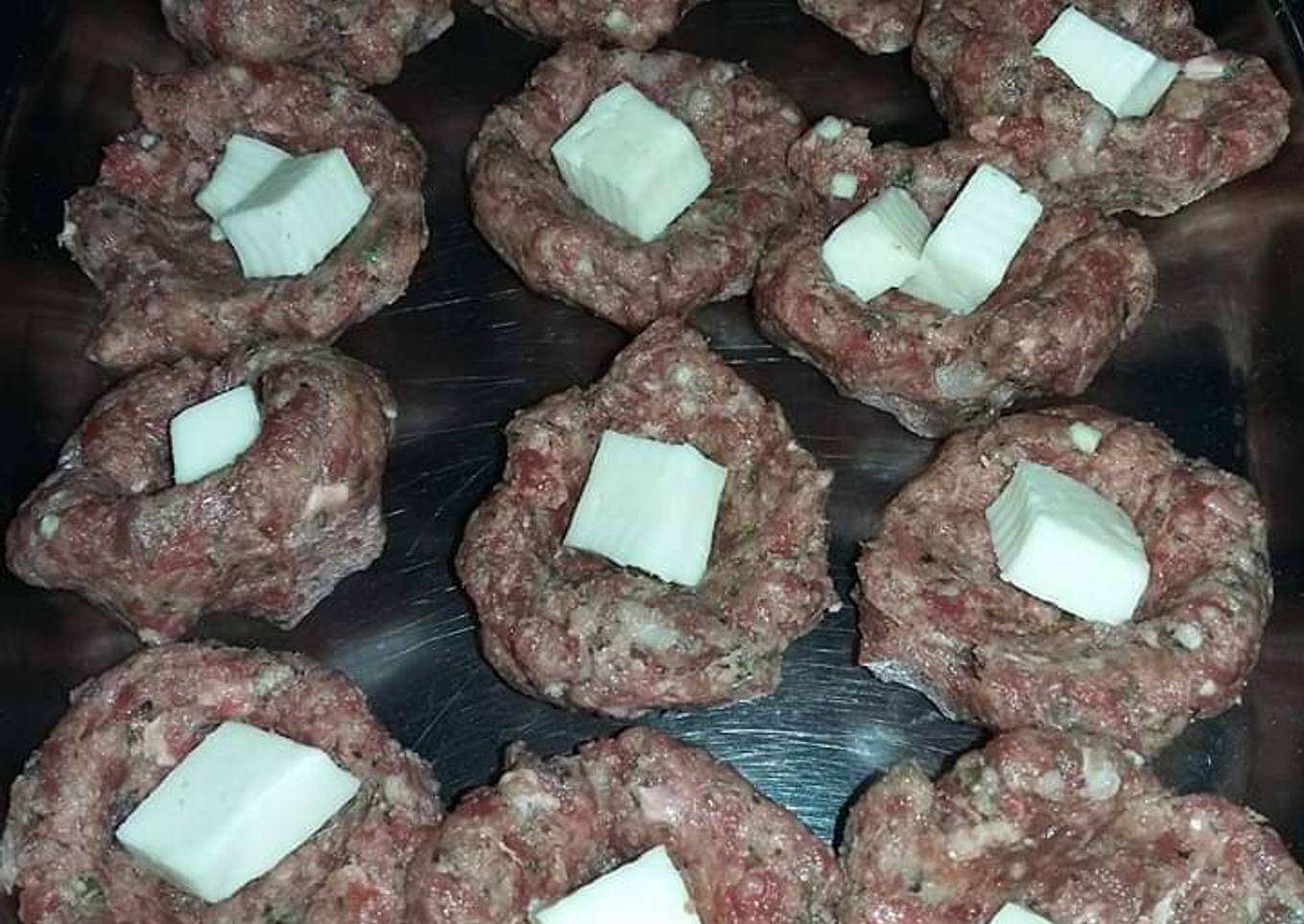 Albóndigas rellenas con queso 🧀