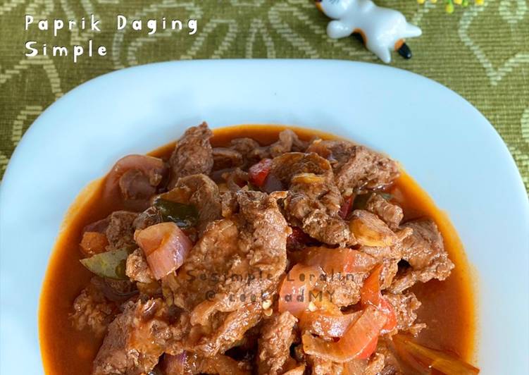 Paprik Daging Simple, Rahsia Resepi Sedap