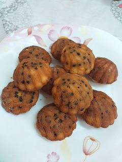 صورة لوصفة مادلان شكل صدفة