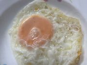 A picture of perfect sunny side up egg