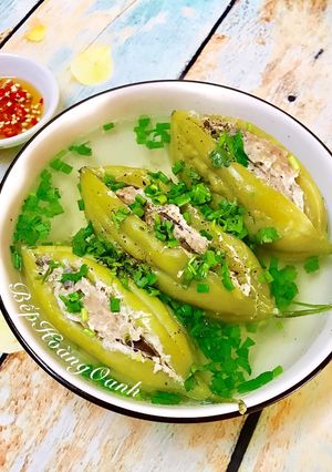 Hình của món Canh Khổ Qua Nhồi Thịt.