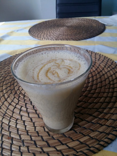 Una foto de Batido de melocotón