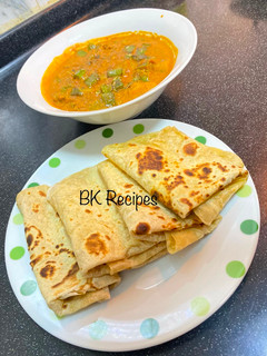 ரூமாலி ரொட்டி/ Roomali Roti (Roomali roti recipe in tamil) செய்முறை முக்கிய புகைப்படம்