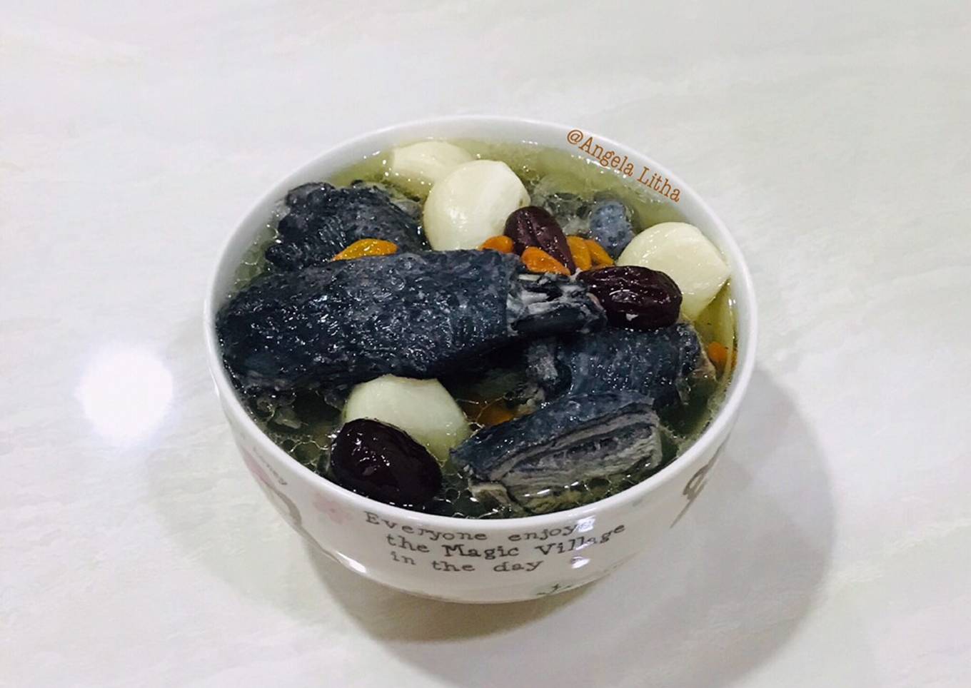 Sup ayam hitam #he chi thang