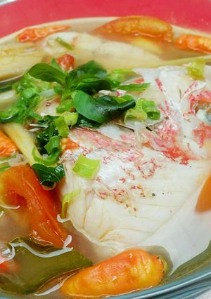 Foto resep Sop Ikan Kakap Merah
