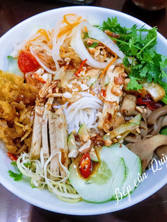 Hình của món Bún chay khô.