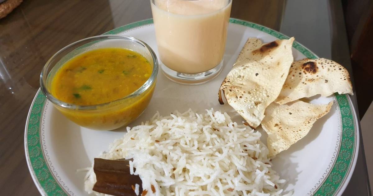 Daal fry and jeera rice Recipe by Zarna B V Cookpad