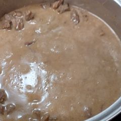 A picture of Easiest beef tips & gravy.