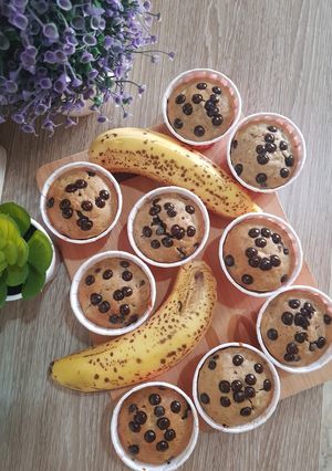 Foto resep 26. Moist Banana Choco Chips Muffin