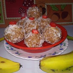 Bread Banana Ladoo A picture of Bread Banana Ladoo.