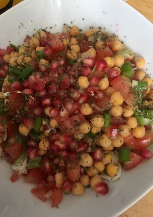 صورة لوصفة سلطة الحمص سهلة