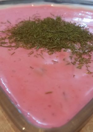 عکسی از دستور ماست رنگی