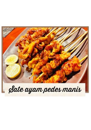 Foto resep Sate Ayam pedes Manis