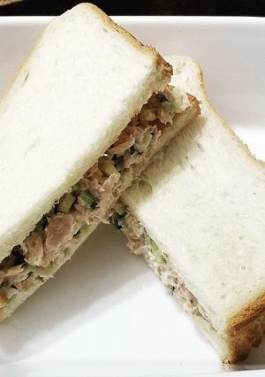 A picture of Tuna Cucumber Sandwich.
