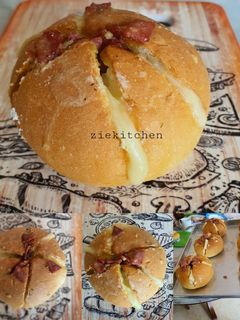 Foto resep Garlic cheese bun with korean style