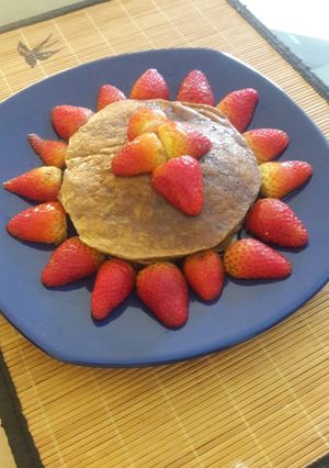 Una foto de Pancakes de avena