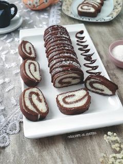 صورة لوصفة رول الباونتي Bounty rolls 🤎🤍